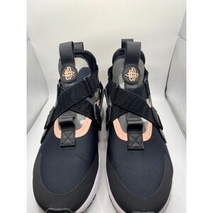 Nike Air Huarache Run‎ Ultra Camo Pink Black Womens Athletic Shoes Size 8.5